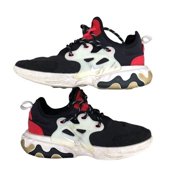 Rare 2019 Nike React Presto Black Phantom Red Size 7 - Picture 9 of 16